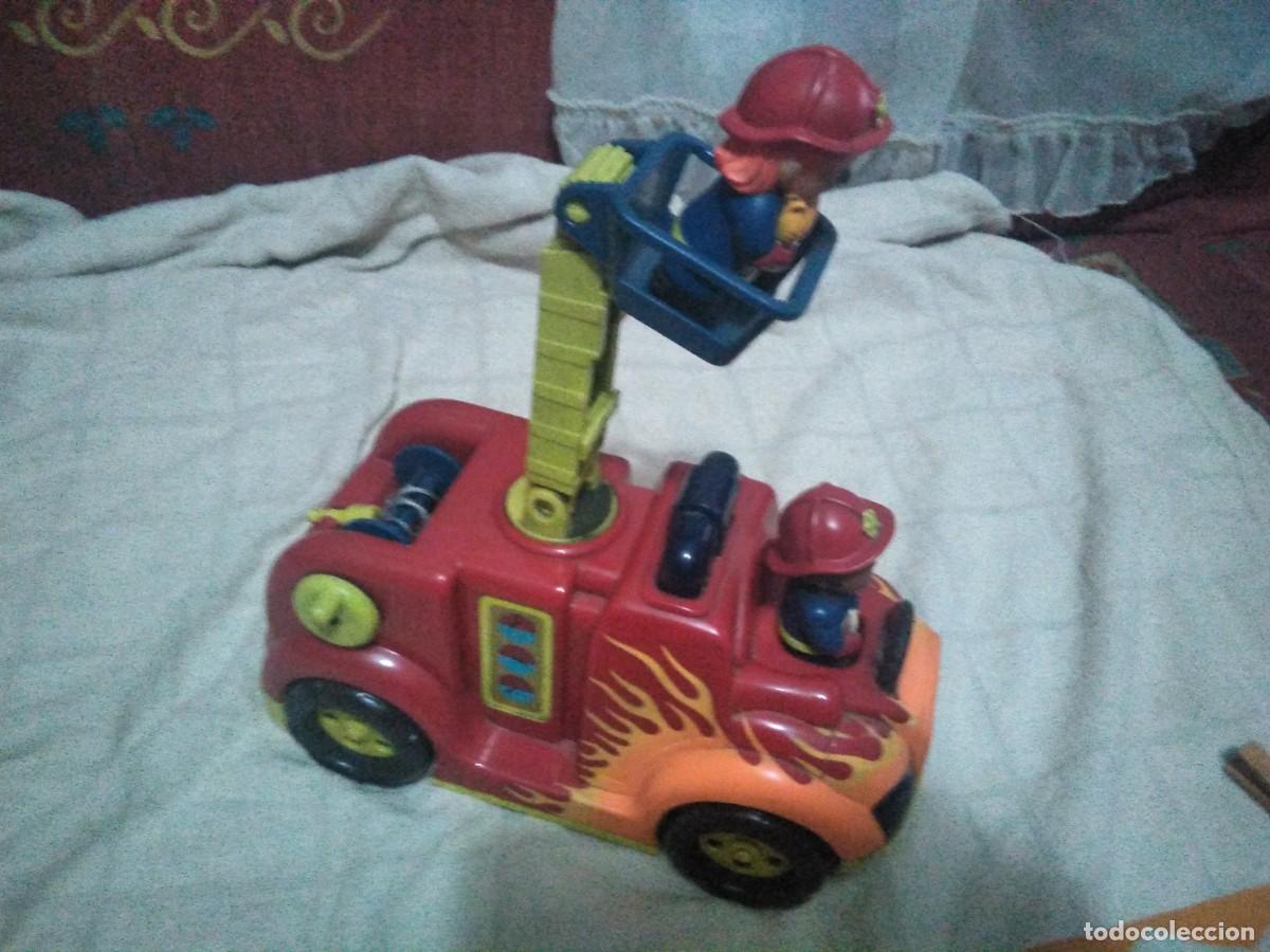 Juguetes antiguos: Camion de bomberos a pilas - Foto 1
