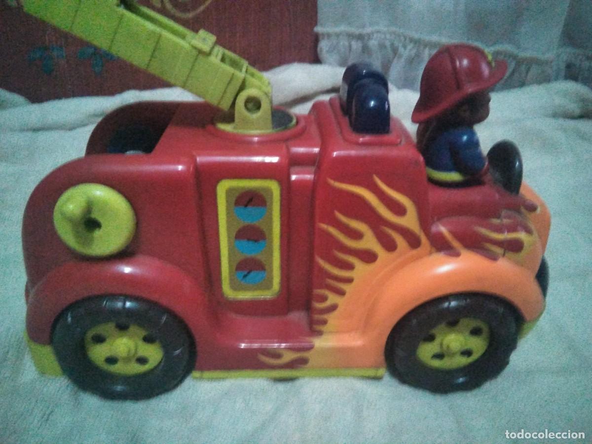 Juguetes antiguos: Camion de bomberos a pilas - Foto 2