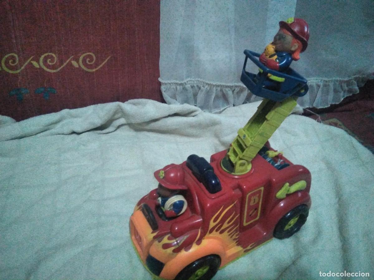 Juguetes antiguos: Camion de bomberos a pilas - Foto 7