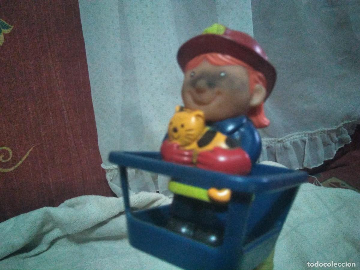 Juguetes antiguos: Camion de bomberos a pilas - Foto 8