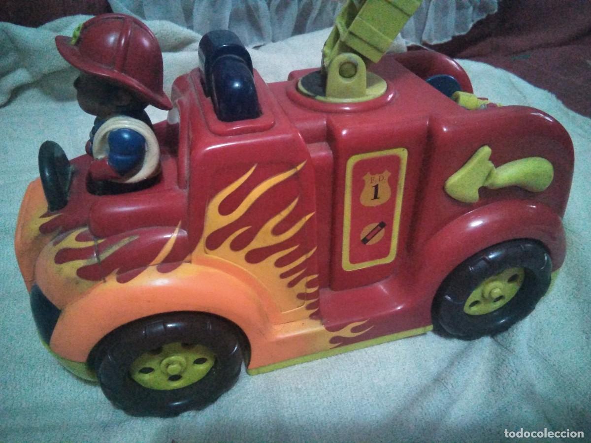Juguetes antiguos: Camion de bomberos a pilas - Foto 10
