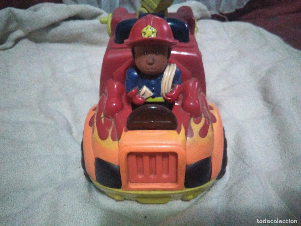 Juguetes antiguos: Camion de bomberos a pilas - Foto 13