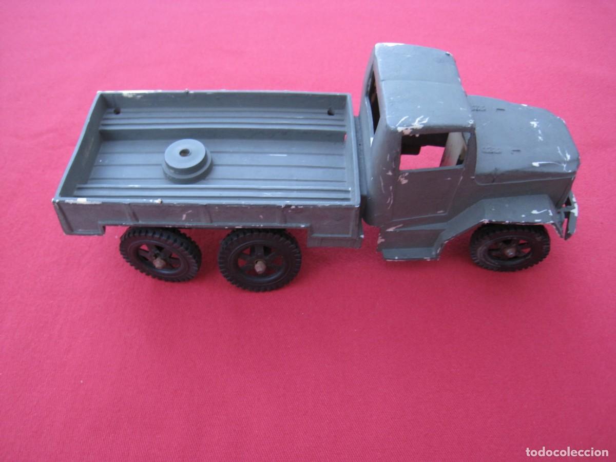 Juguetes antiguos: CAMION MILITAR - DE PLASTICO. - Foto 5