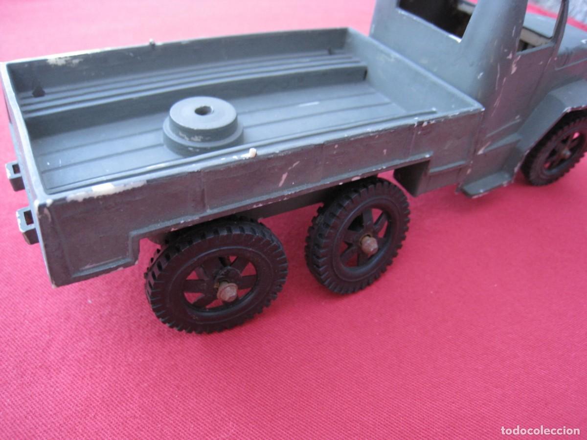 Juguetes antiguos: CAMION MILITAR - DE PLASTICO. - Foto 6