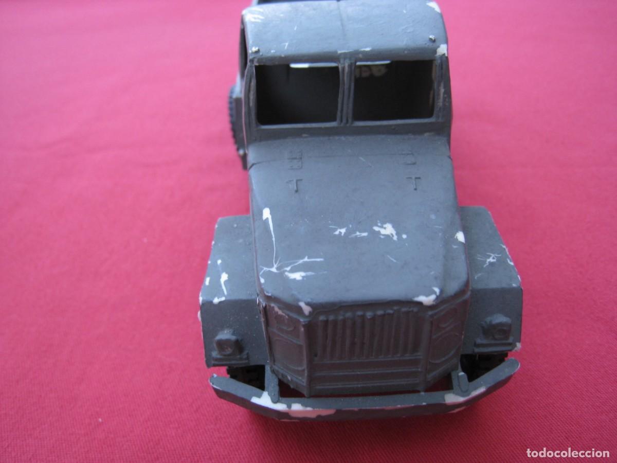Juguetes antiguos: CAMION MILITAR - DE PLASTICO. - Foto 7