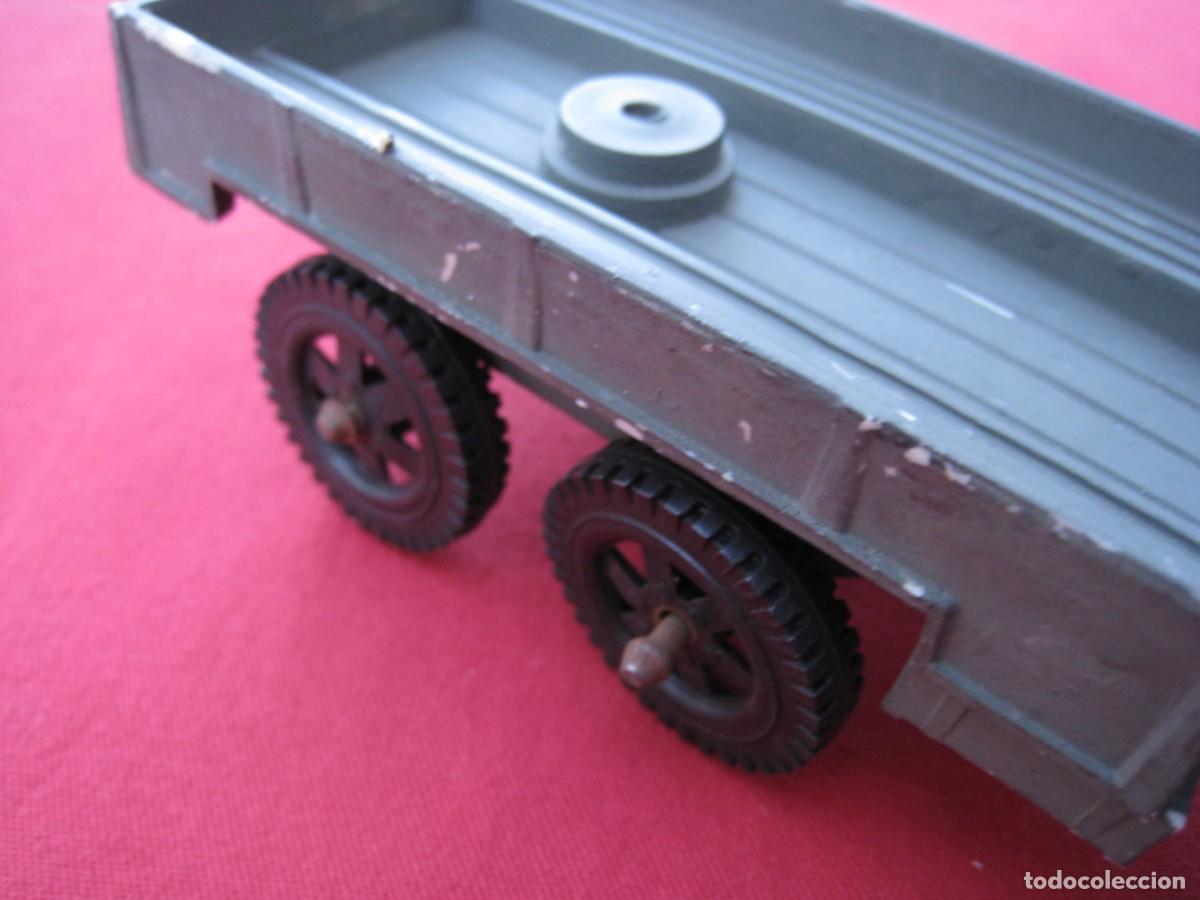 Juguetes antiguos: CAMION MILITAR - DE PLASTICO. - Foto 8