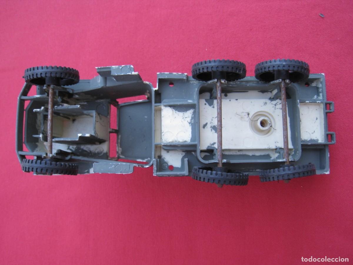 Juguetes antiguos: CAMION MILITAR - DE PLASTICO. - Foto 9