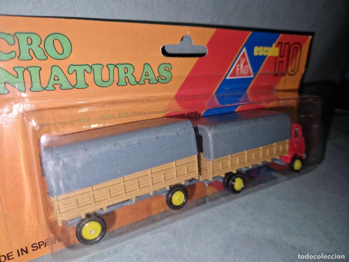 Juguetes antiguos: CAMION PEGASO CON REMOLQUE DE EKO - Foto 2