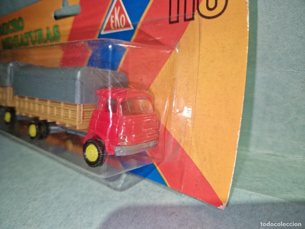Juguetes antiguos: CAMION PEGASO CON REMOLQUE DE EKO - Foto 3