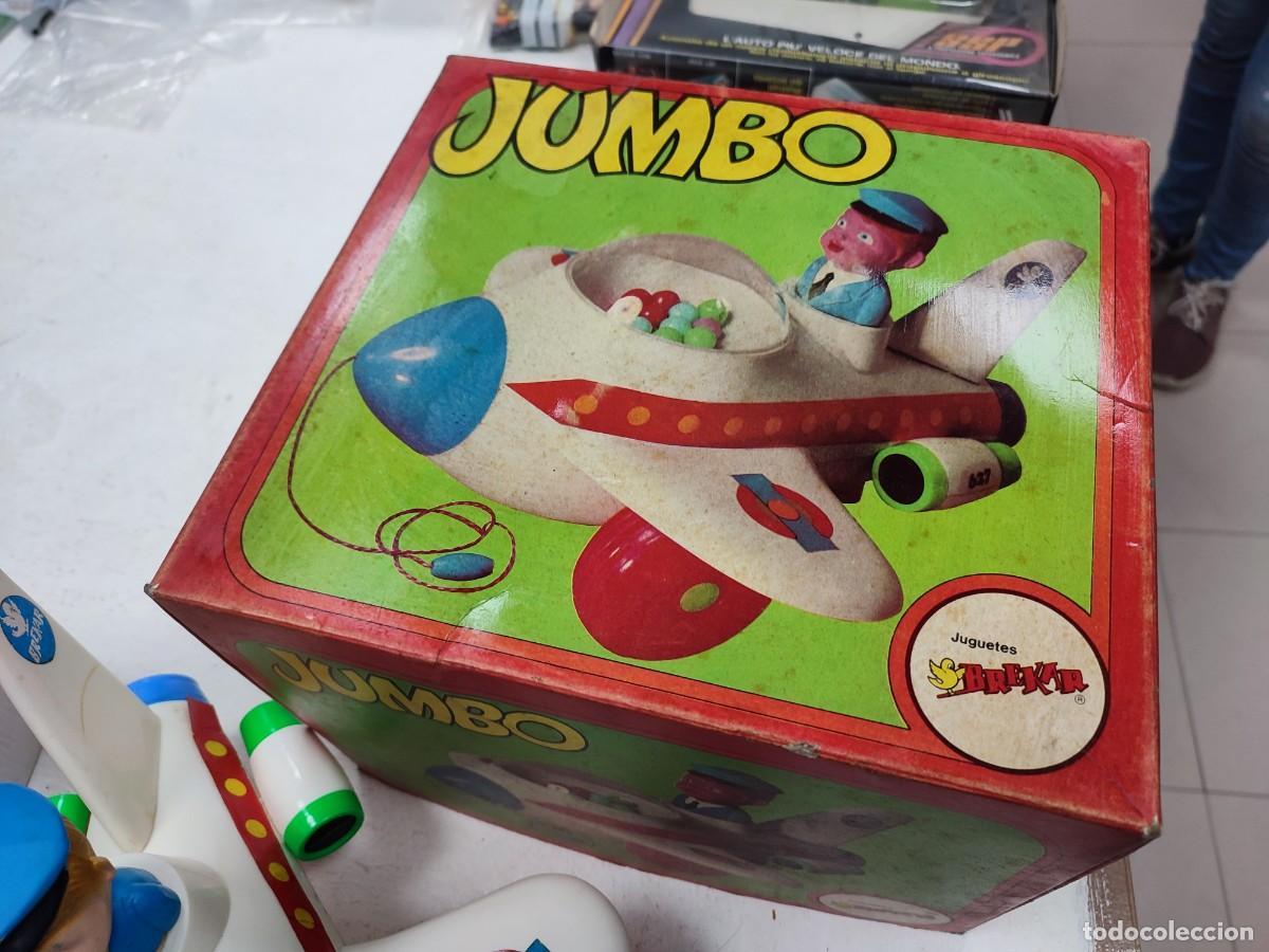 Juguetes antiguos: JUMBO BREKAR AVION - Foto 5