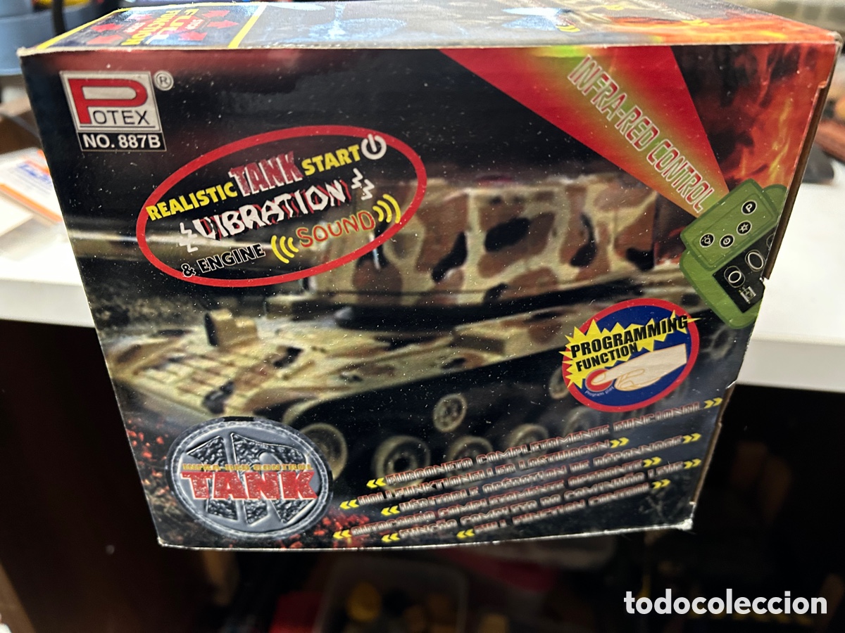 Juguetes antiguos: TANQUE TELEDIRIGIDO POTEX - Foto 3