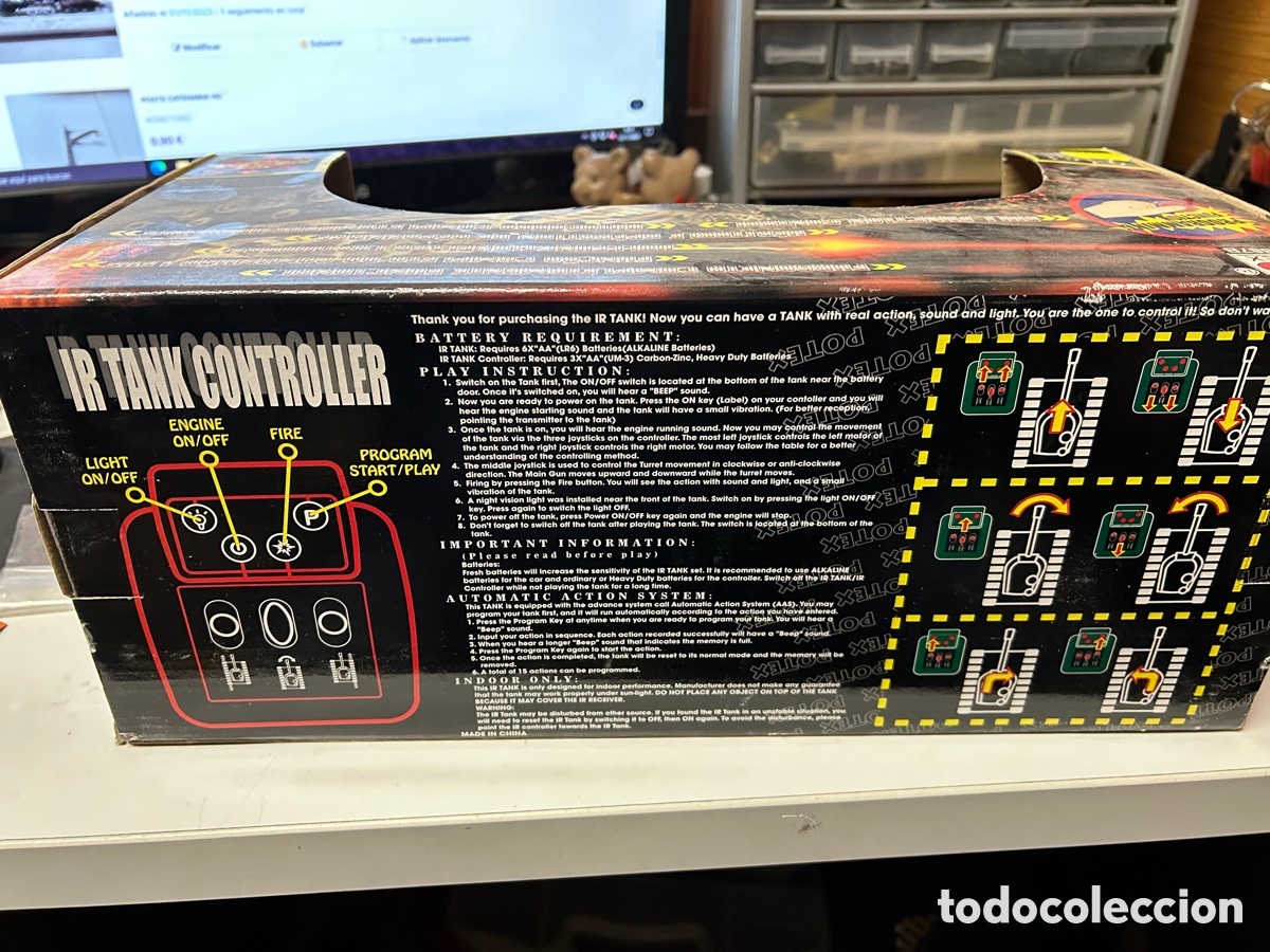 Juguetes antiguos: TANQUE TELEDIRIGIDO POTEX - Foto 4