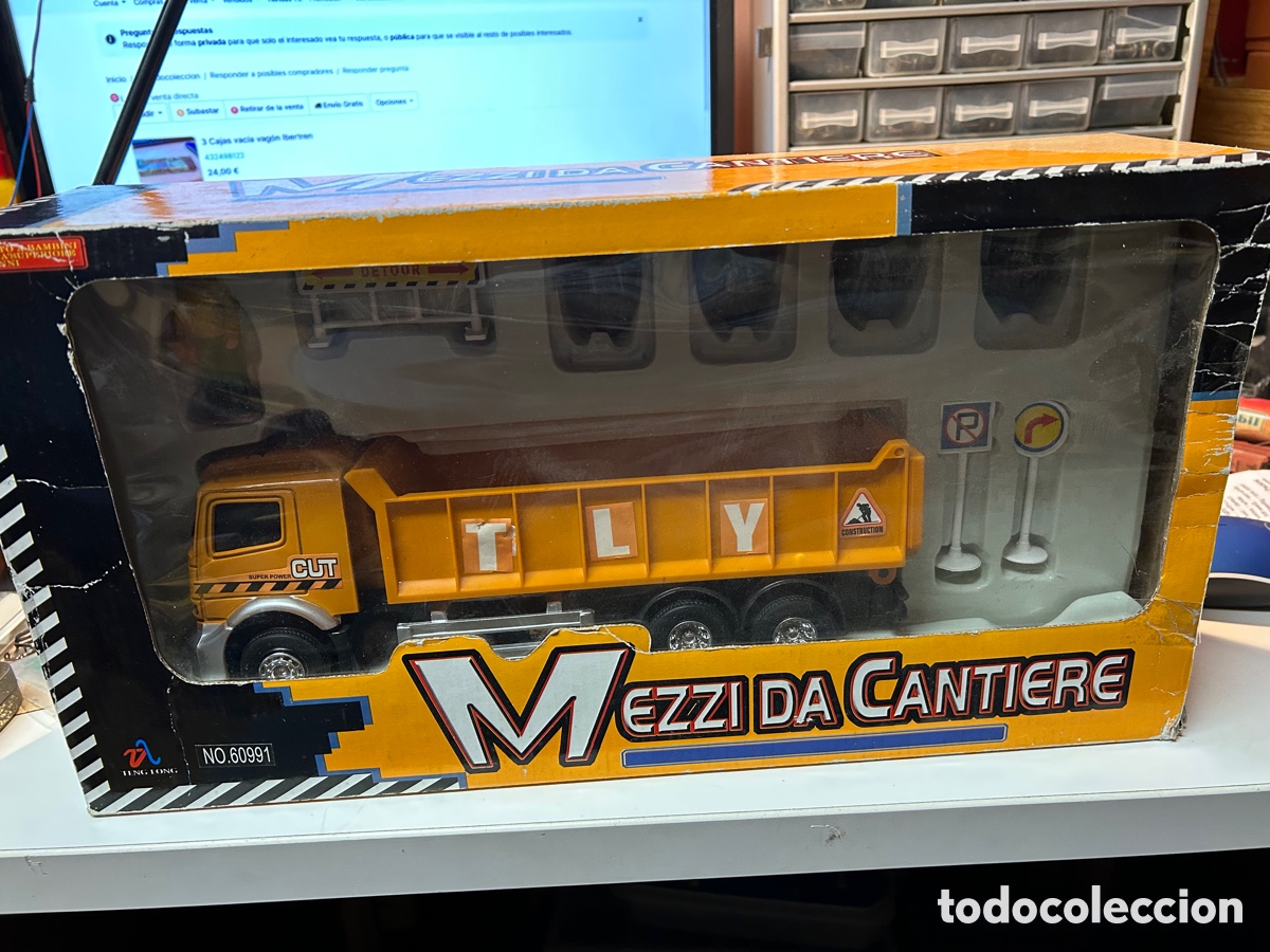 Juguetes antiguos: CAMI&Oacute;N MEZZI CANTERA - Foto 1
