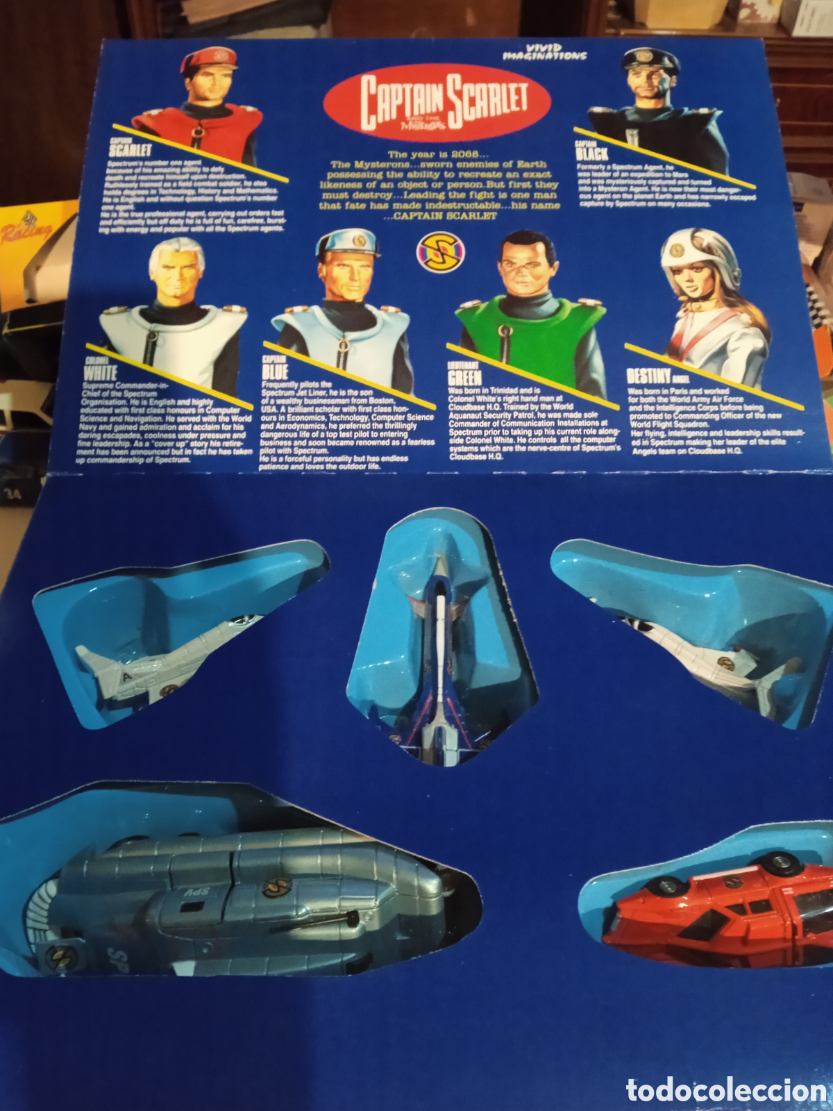 Juguetes antiguos: Spectrum Command Team de la colecci&oacute;n Captain Scarlet - Foto 2