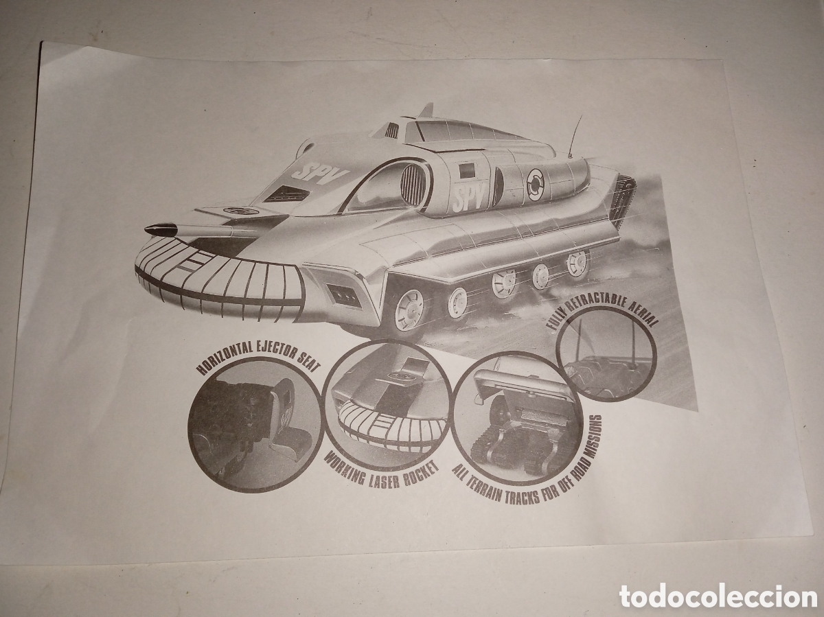 Juguetes antiguos: Spectrum Command Team de la colecci&oacute;n Captain Scarlet - Foto 7