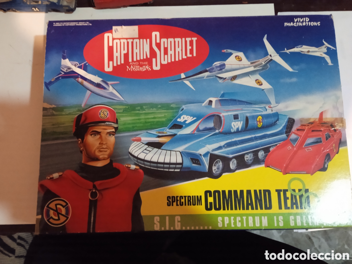Juguetes antiguos: Spectrum Command Team de la colecci&oacute;n Captain Scarlet - Foto 1
