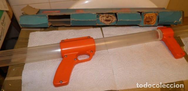 Juguetes antiguos: METRALLETA ZAPLAS,CAJA ORIGINAL - Foto 4