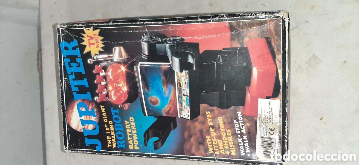 Juguetes antiguos: ROBOT A&Ntilde;OS 80 J&Uacute;PITER - Foto 2