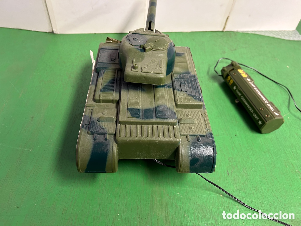Juguetes antiguos: TANQUE CONDUCIDO EL&Eacute;CTRICO - Foto 3