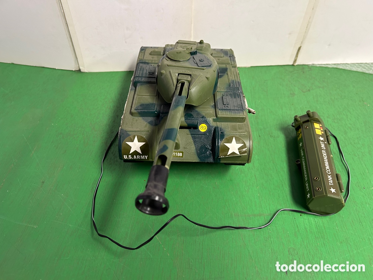 Juguetes antiguos: TANQUE CONDUCIDO EL&Eacute;CTRICO - Foto 6