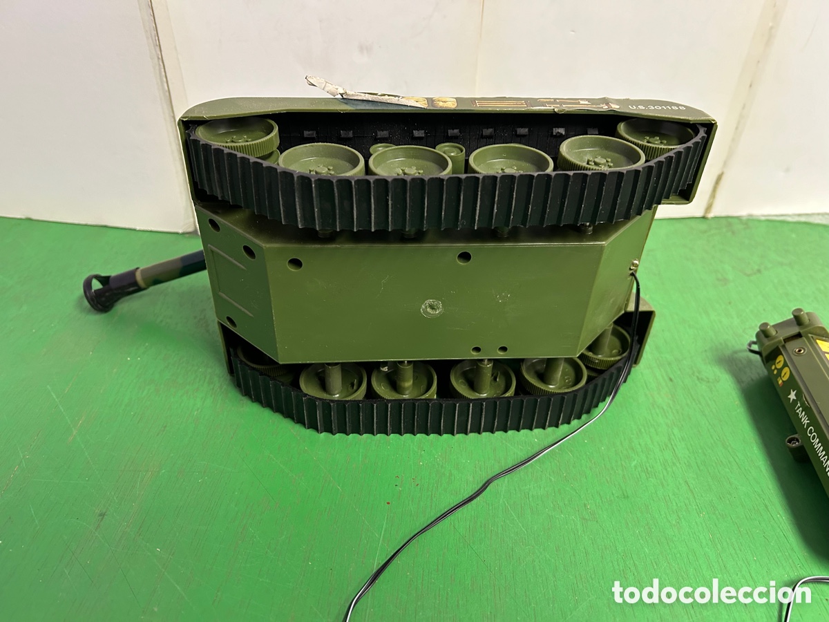 Juguetes antiguos: TANQUE CONDUCIDO EL&Eacute;CTRICO - Foto 7