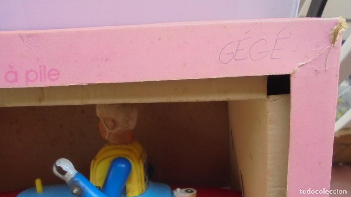 Juguetes antiguos: canoa barco plastico marca gege - Foto 3