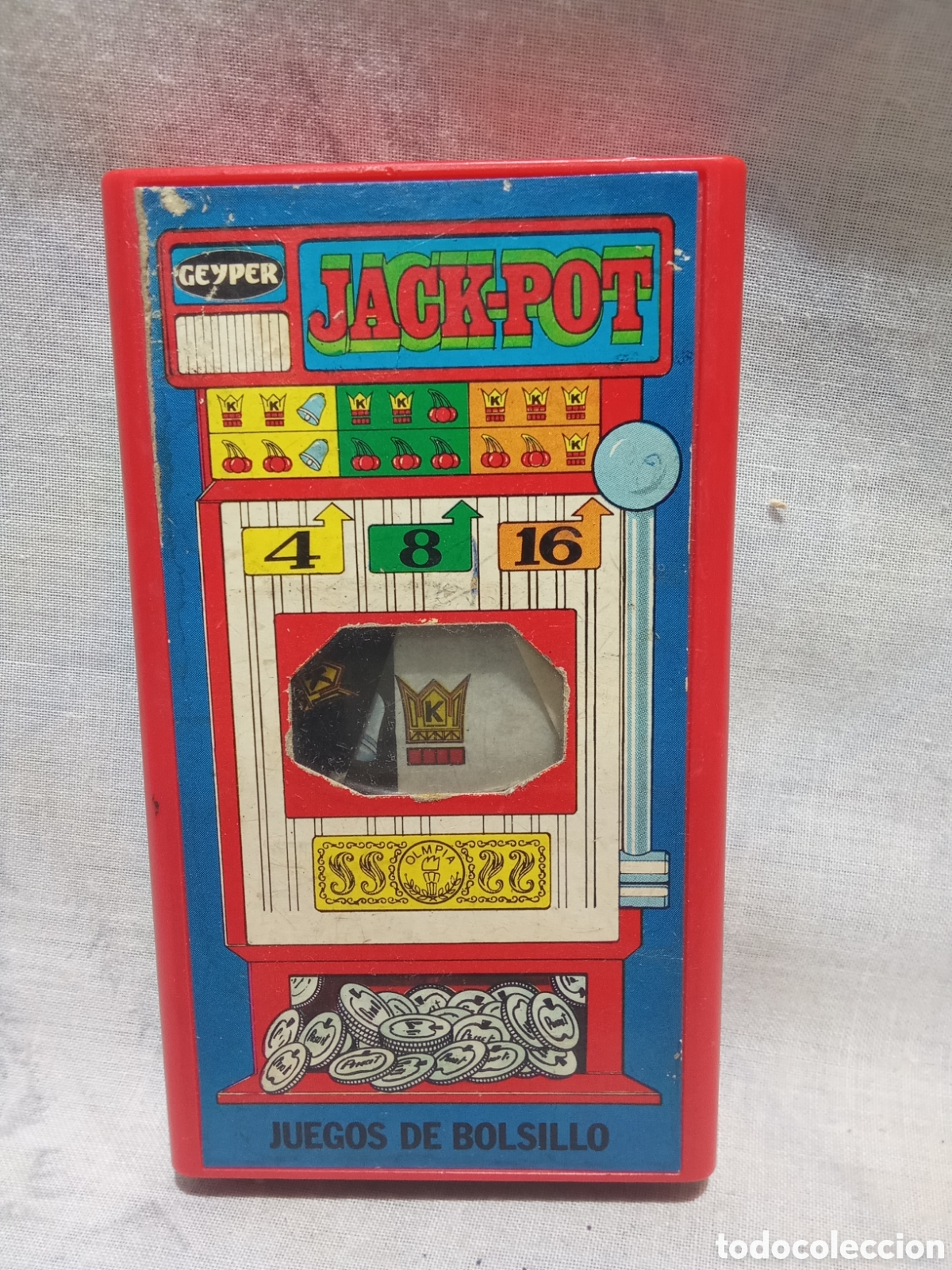 Juguetes antiguos: JACKPOT (JUEGO DE BOLSILLO) DE GEYPER - Foto 1