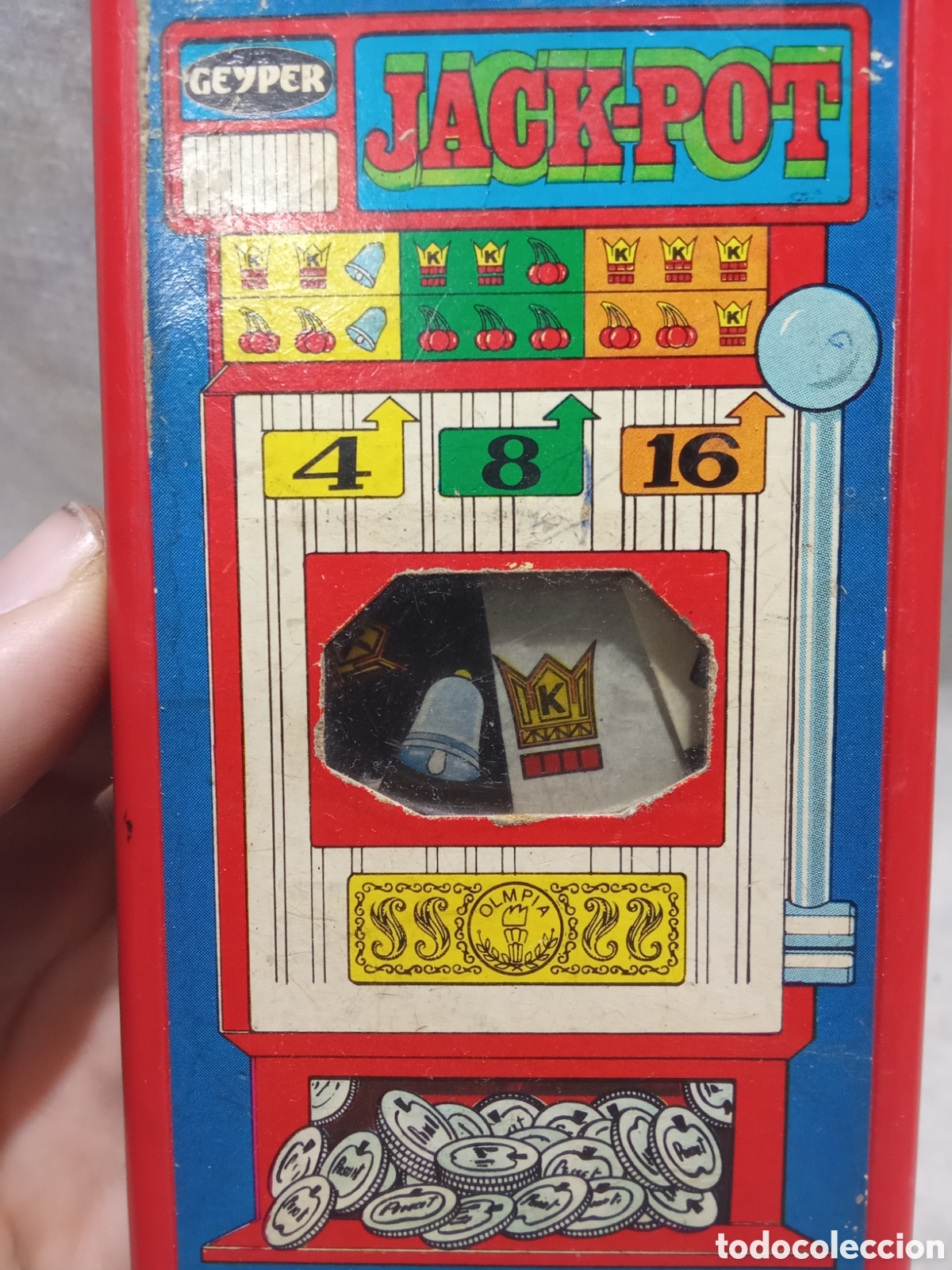 Juguetes antiguos: JACKPOT (JUEGO DE BOLSILLO) DE GEYPER - Foto 5