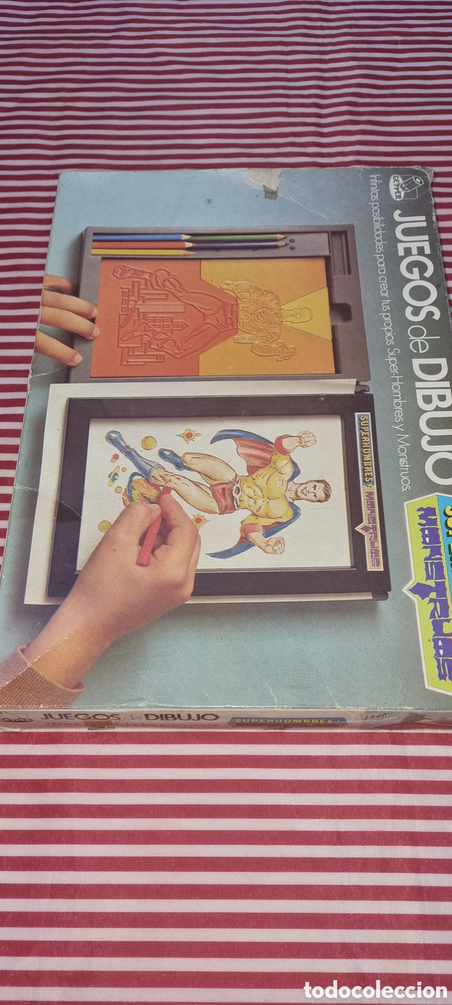 Juguetes antiguos: Geyper dibujo h&eacute;roes y monstruos - Foto 1