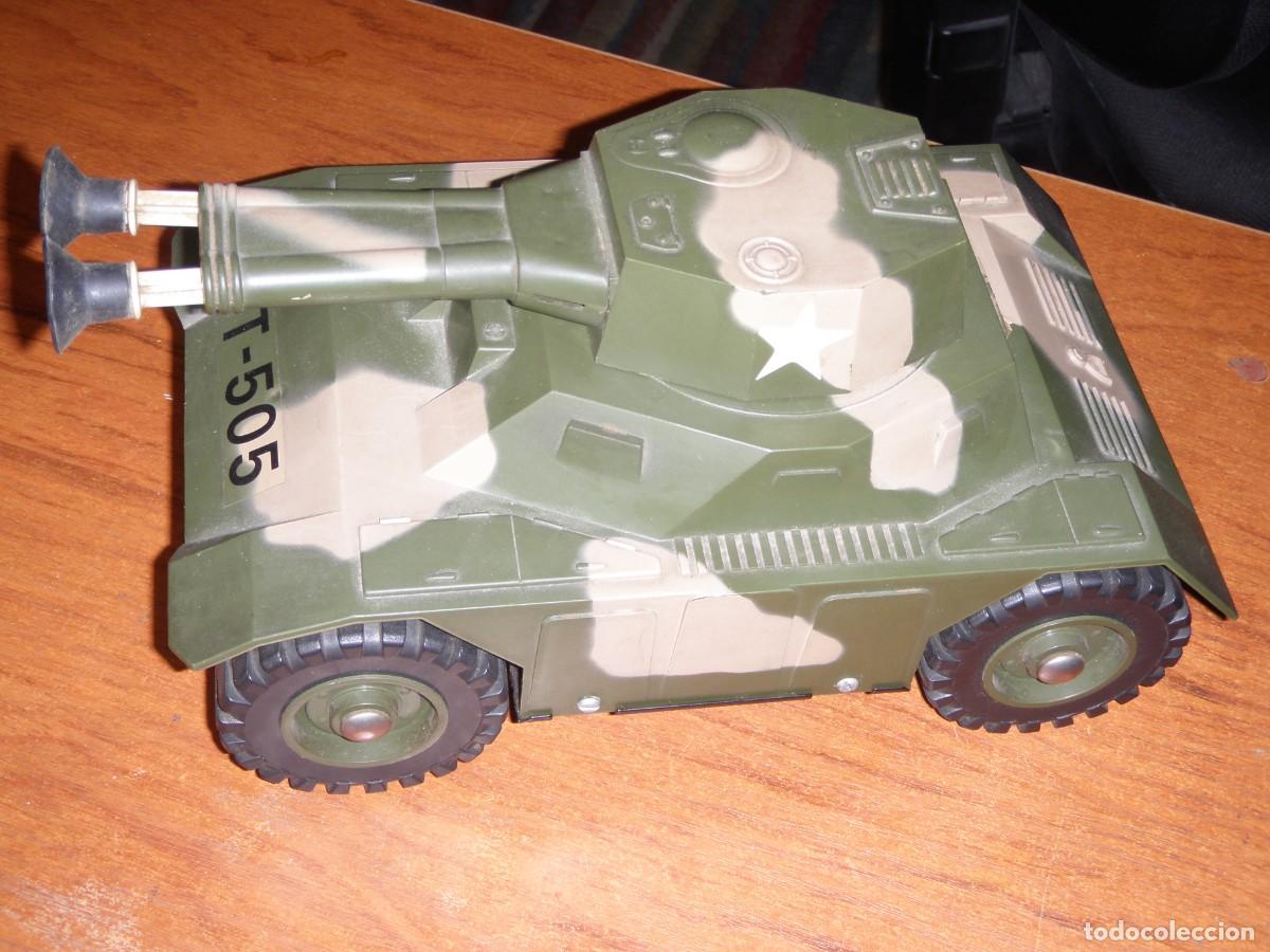 Ancien Tank T-206 CLIM à Lances Ventouses – Jouet Collection Plastique, Boîte D'origine