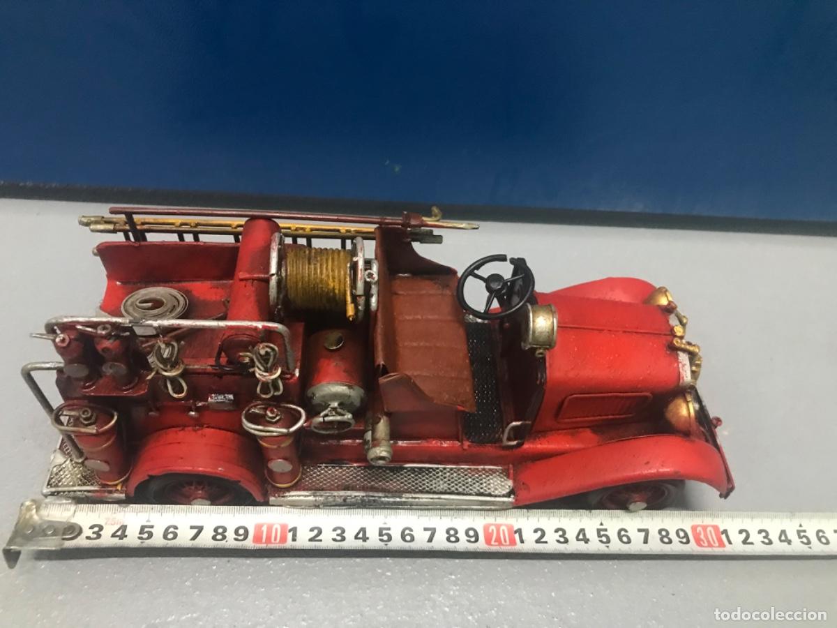 Juguetes antiguos: Cami&oacute;n de bomberos de decoraci&oacute;n - Foto 15