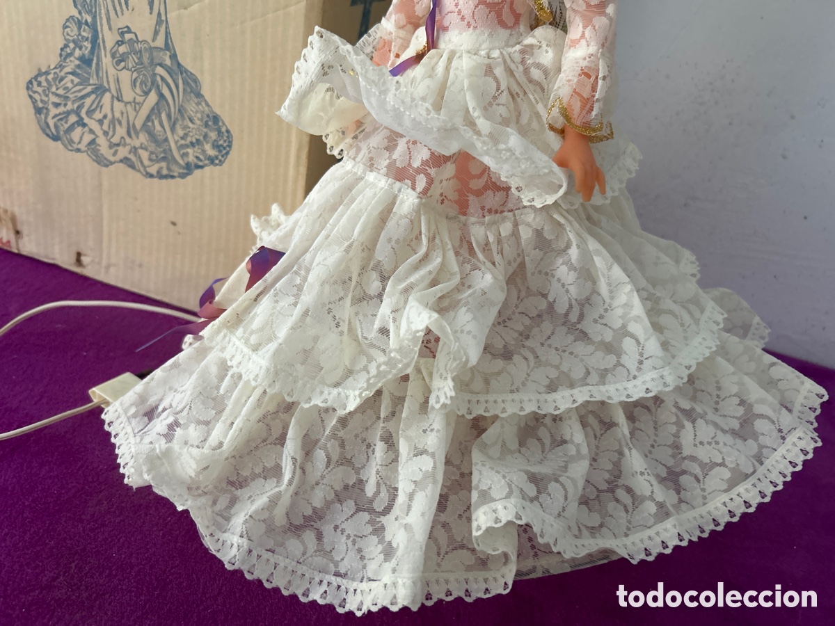 Juguetes antiguos: MU&Ntilde;ECA DE COMUNI&Oacute;N Y L&Aacute;MPARA ENDISA - Foto 6