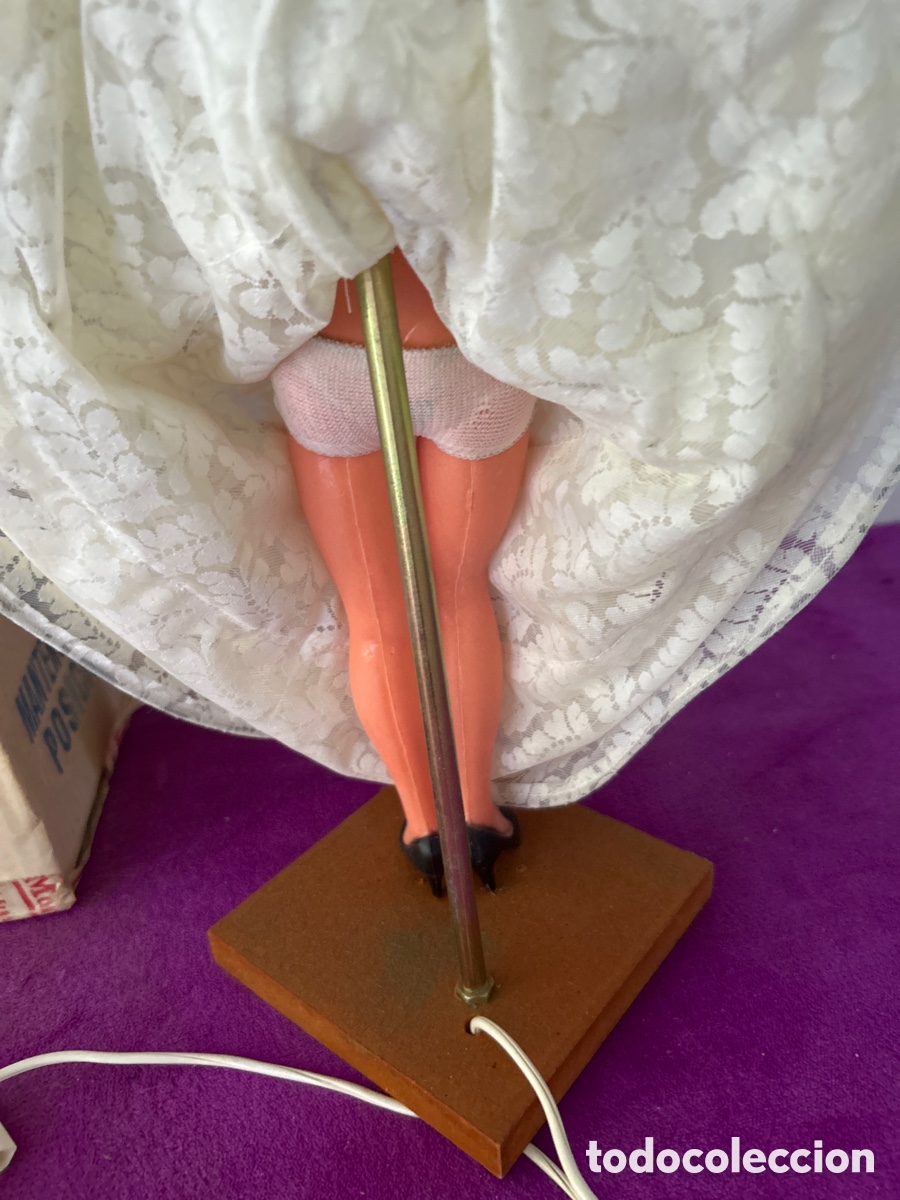Juguetes antiguos: MU&Ntilde;ECA DE COMUNI&Oacute;N Y L&Aacute;MPARA ENDISA - Foto 10