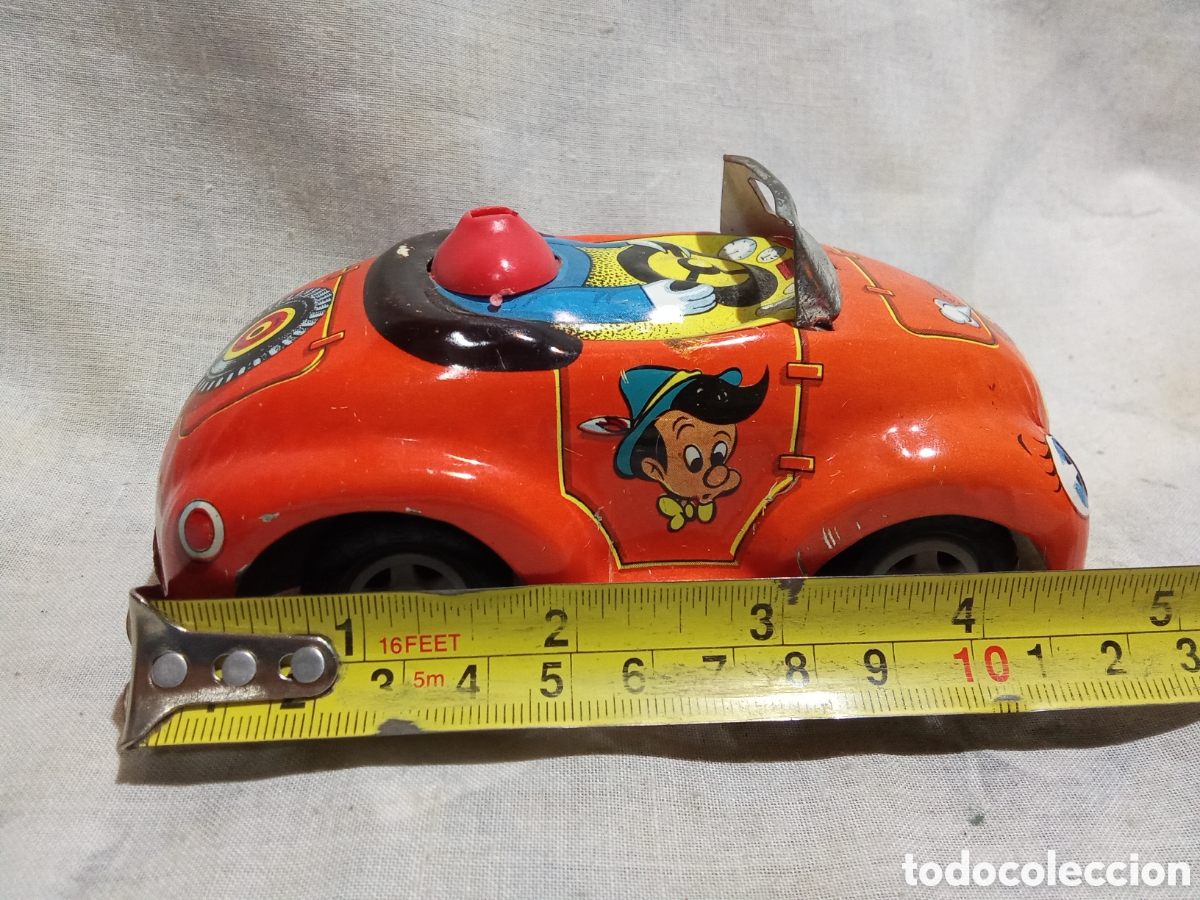 Juguetes antiguos: COCHE DE PEPITO GRILLO DE GEYPER - Foto 4