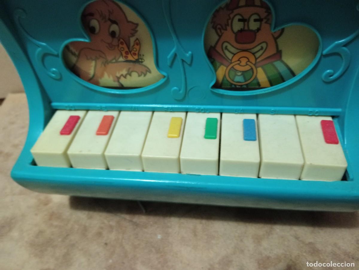 Juguetes antiguos: Piano REIG en plastico funcionando - Foto 5