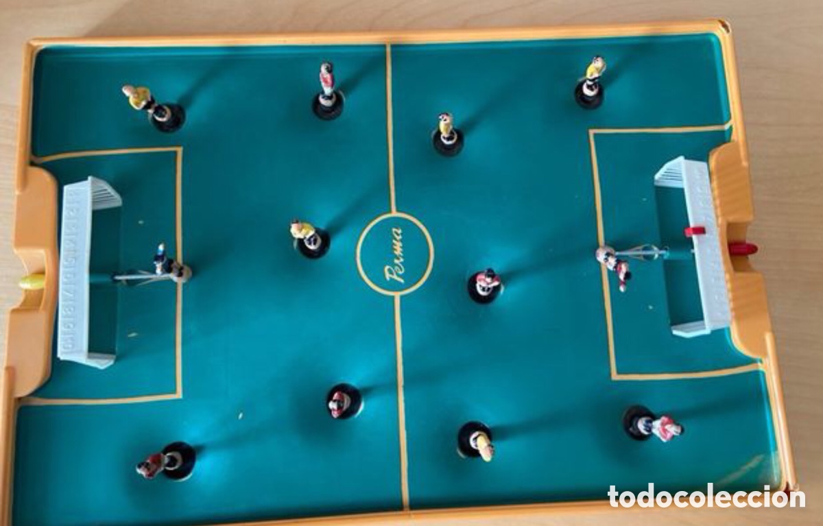Juguetes antiguos: Futbol&iacute;n. Marca Perma - Foto 2