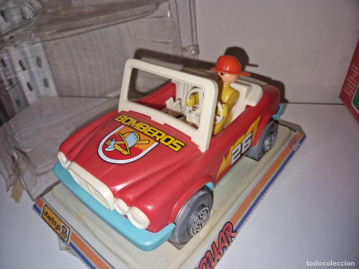 Juguetes antiguos: COCHE BOMBEROS MODELO JAGUAR DE OBERTOYS