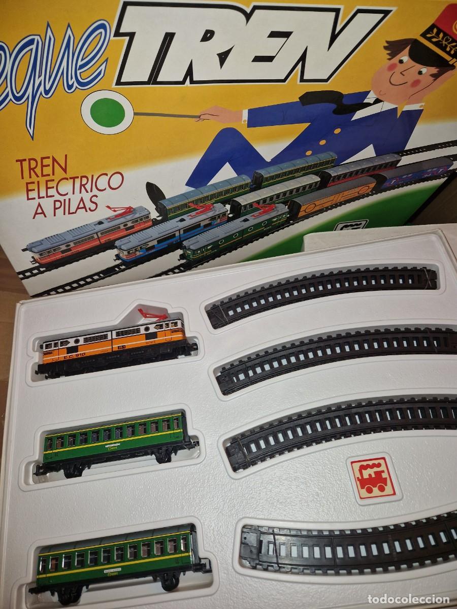 Juguetes antiguos: TREN PEQUETREN - renfe - TREN ELECTRICO A PILAS