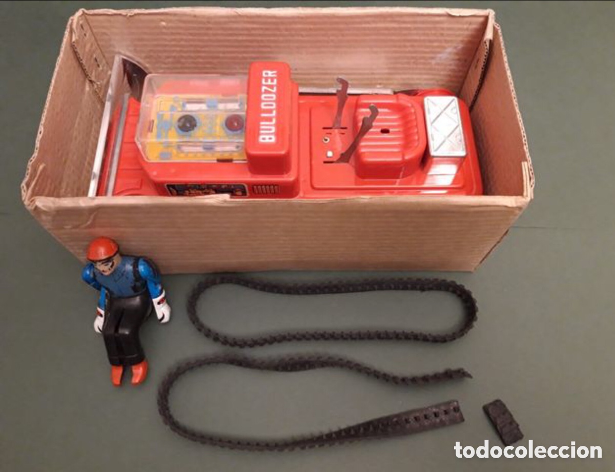 Juguetes antiguos: Bulldozer. Marca Clim modelo 203 - Foto 7