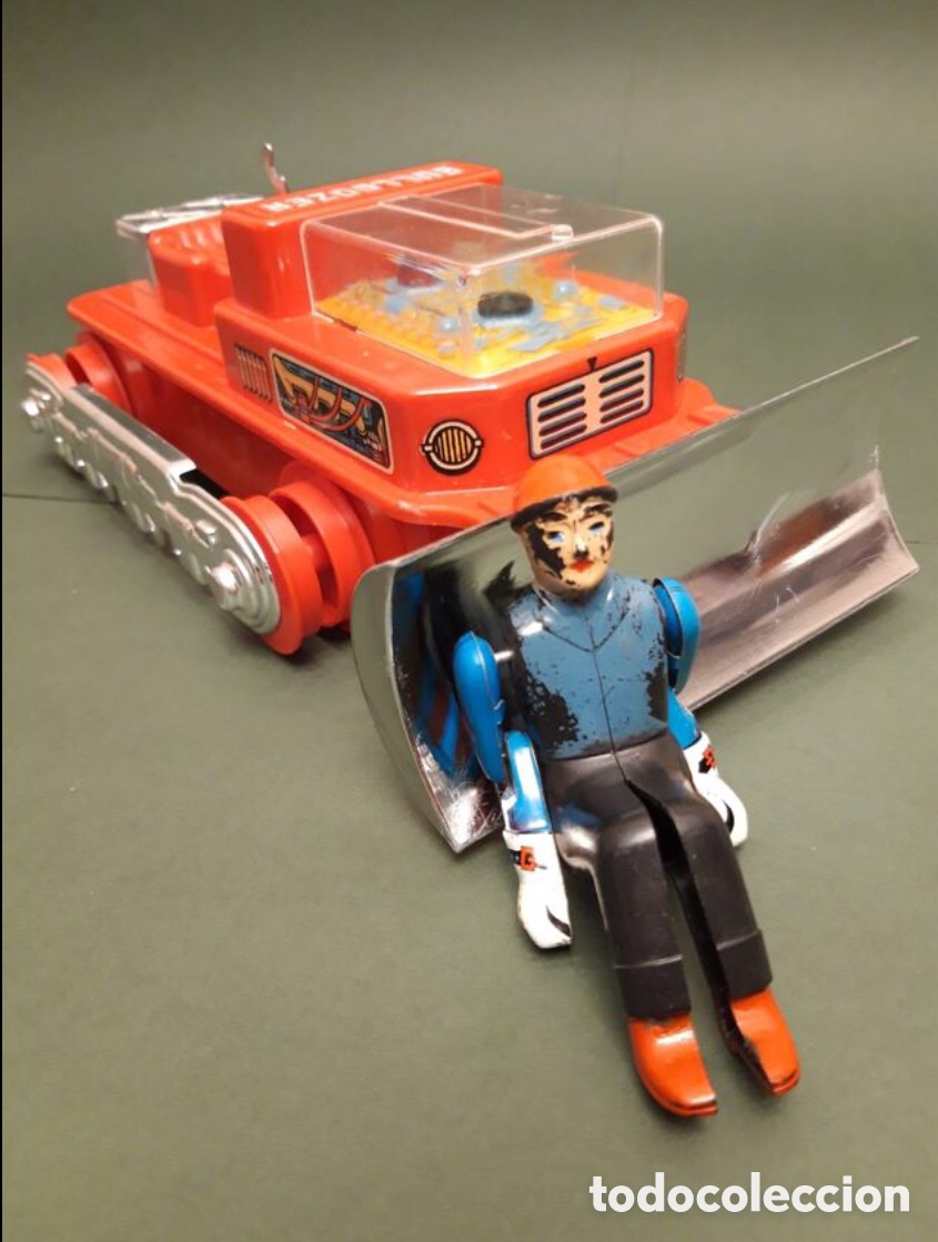 Juguetes antiguos: Bulldozer. Marca Clim modelo 203 - Foto 8
