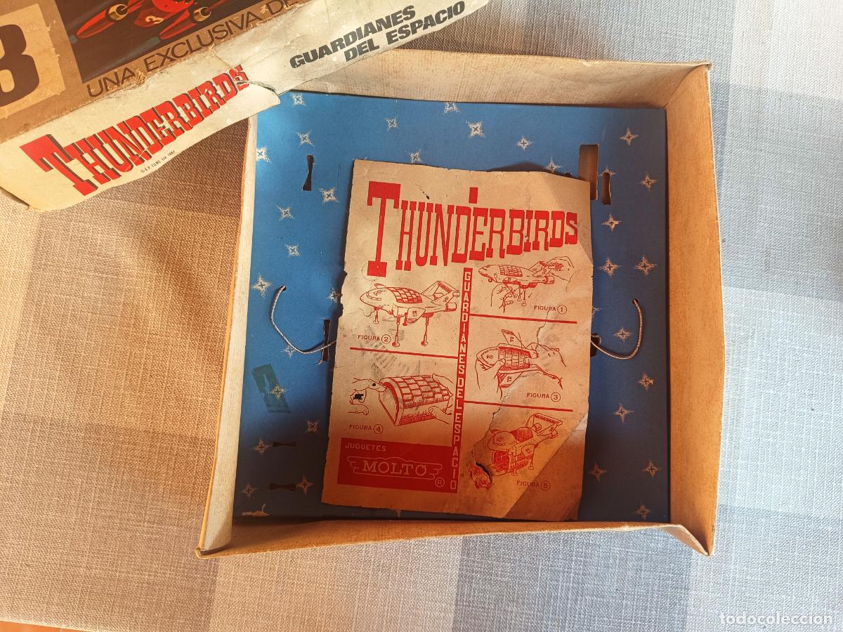 Juguetes antiguos: Caja de los Thunderbirds de Molto - Foto 2