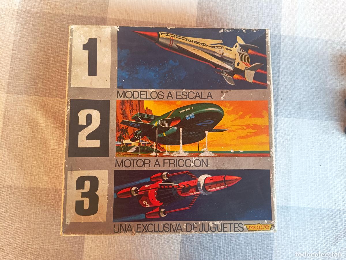 Juguetes antiguos: Caja de los Thunderbirds de Molto - Foto 1