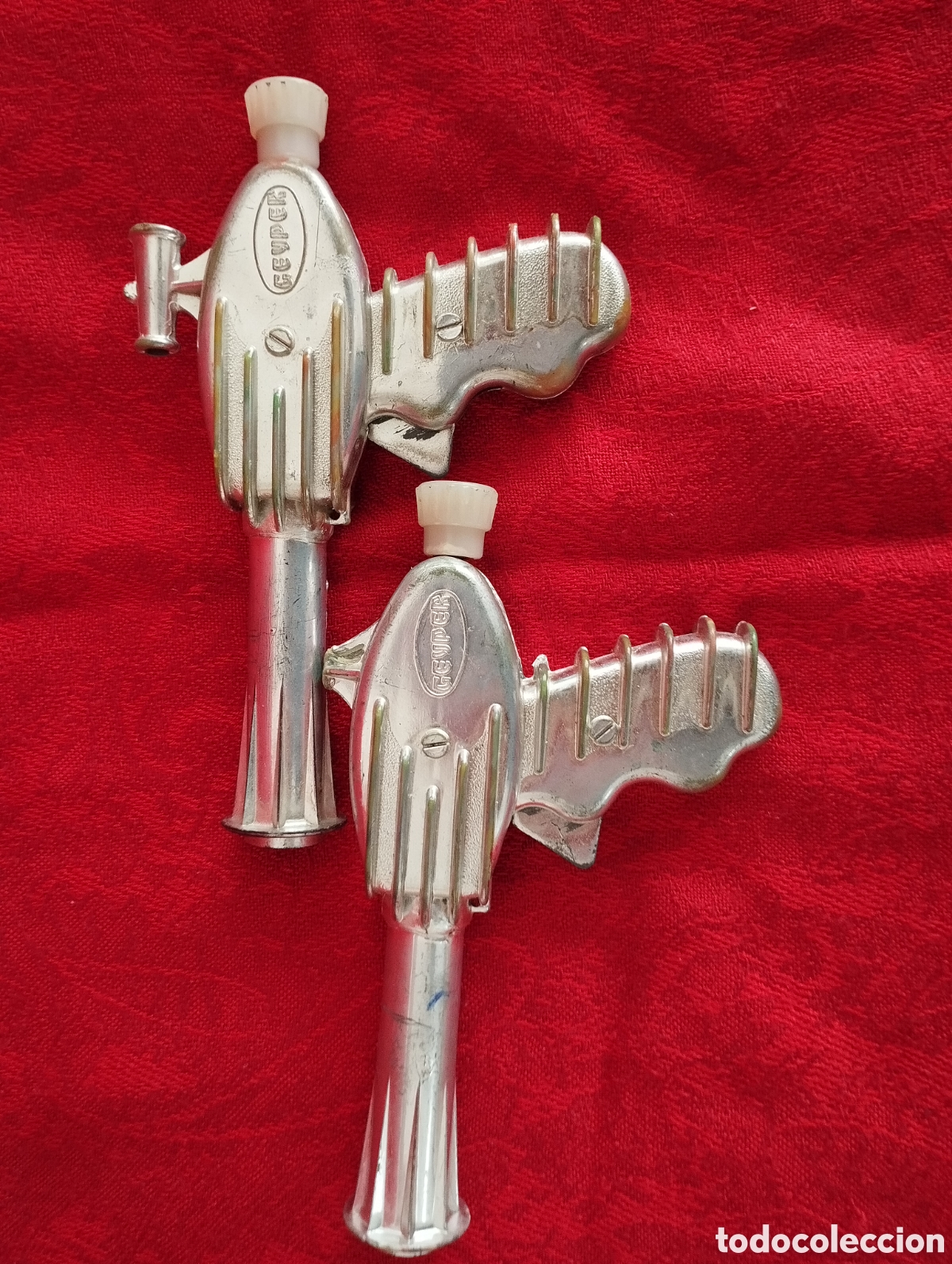 Juguetes antiguos: Dos Pistolas Espacial Geyper. - Foto 2