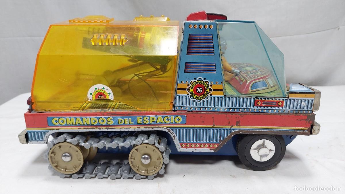 Juguetes antiguos: Vehiculo de chapa Comandos del espacio juguetes Ege - Foto 2