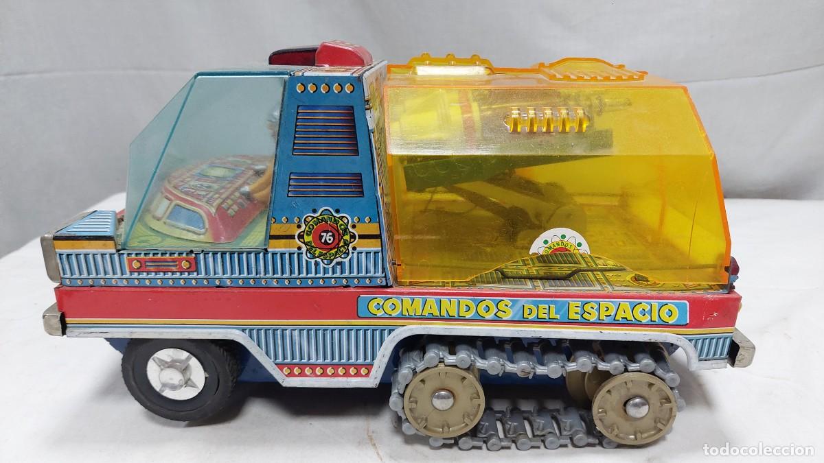 Juguetes antiguos: Vehiculo de chapa Comandos del espacio juguetes Ege - Foto 4