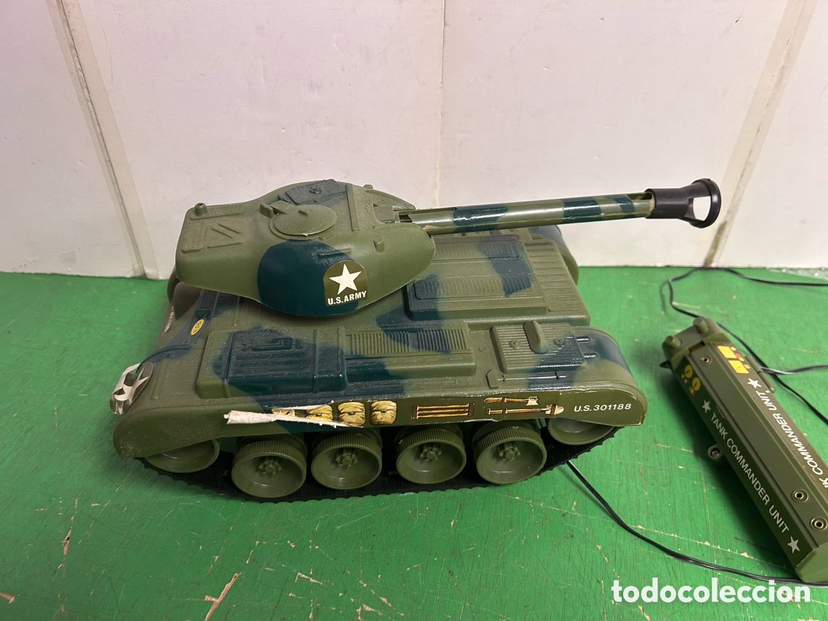 Juguetes antiguos: TANQUE CONDUCIDO ELECTRICO - Foto 3