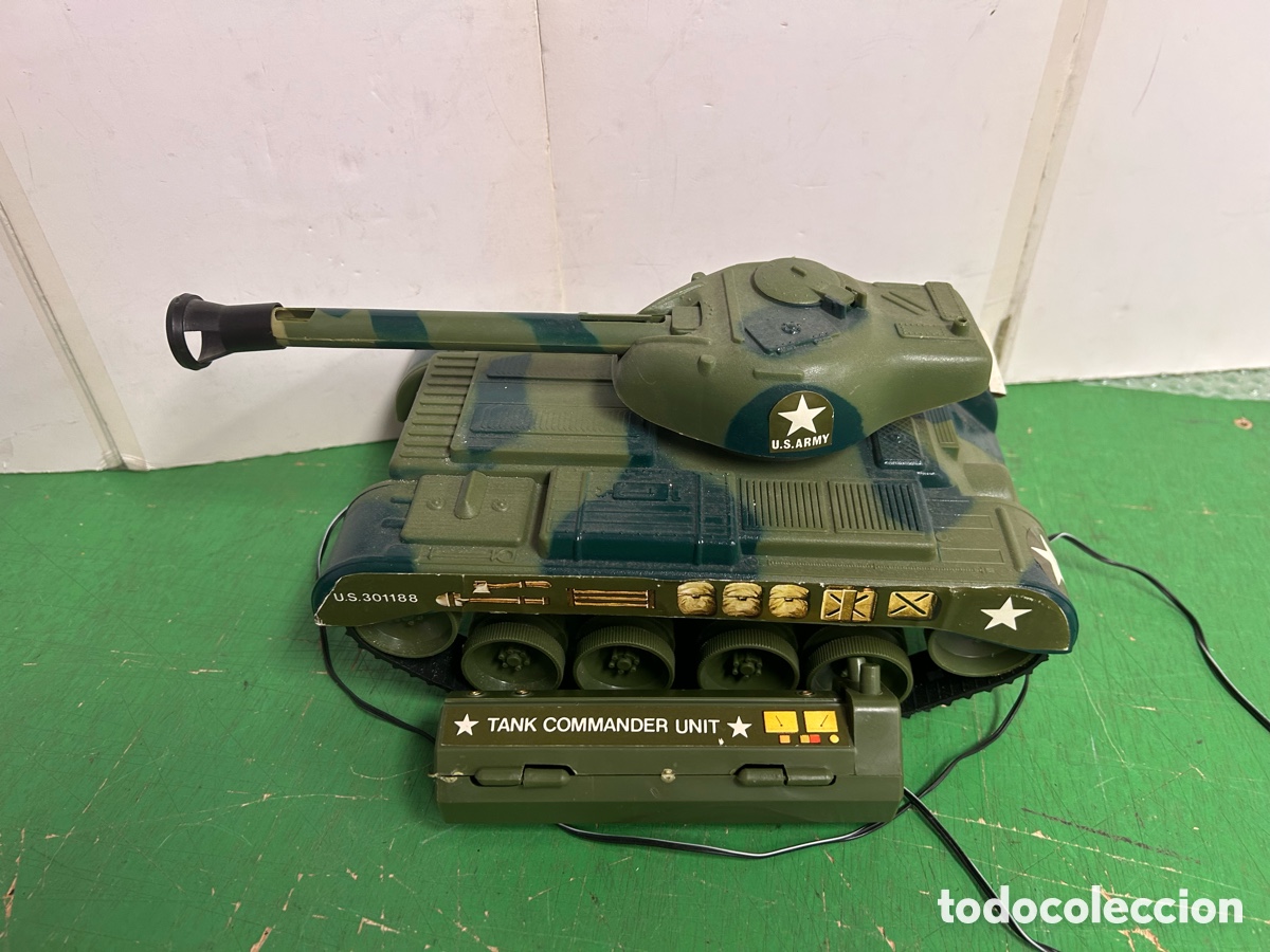 Juguetes antiguos: TANQUE CONDUCIDO ELECTRICO - Foto 1