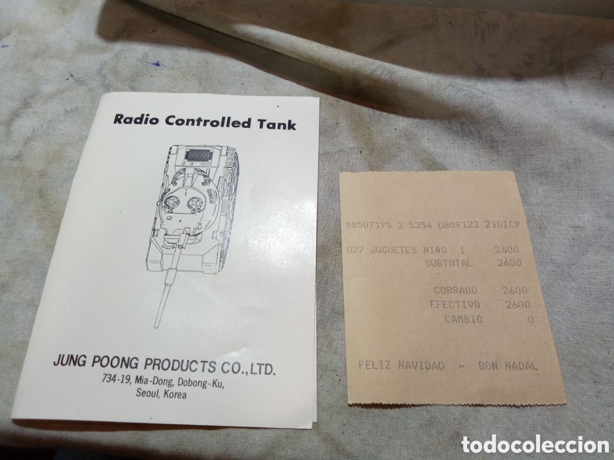 Juguetes antiguos: TANQUE RADIOCONTROL LEOPARD EN CAJA - Foto 3