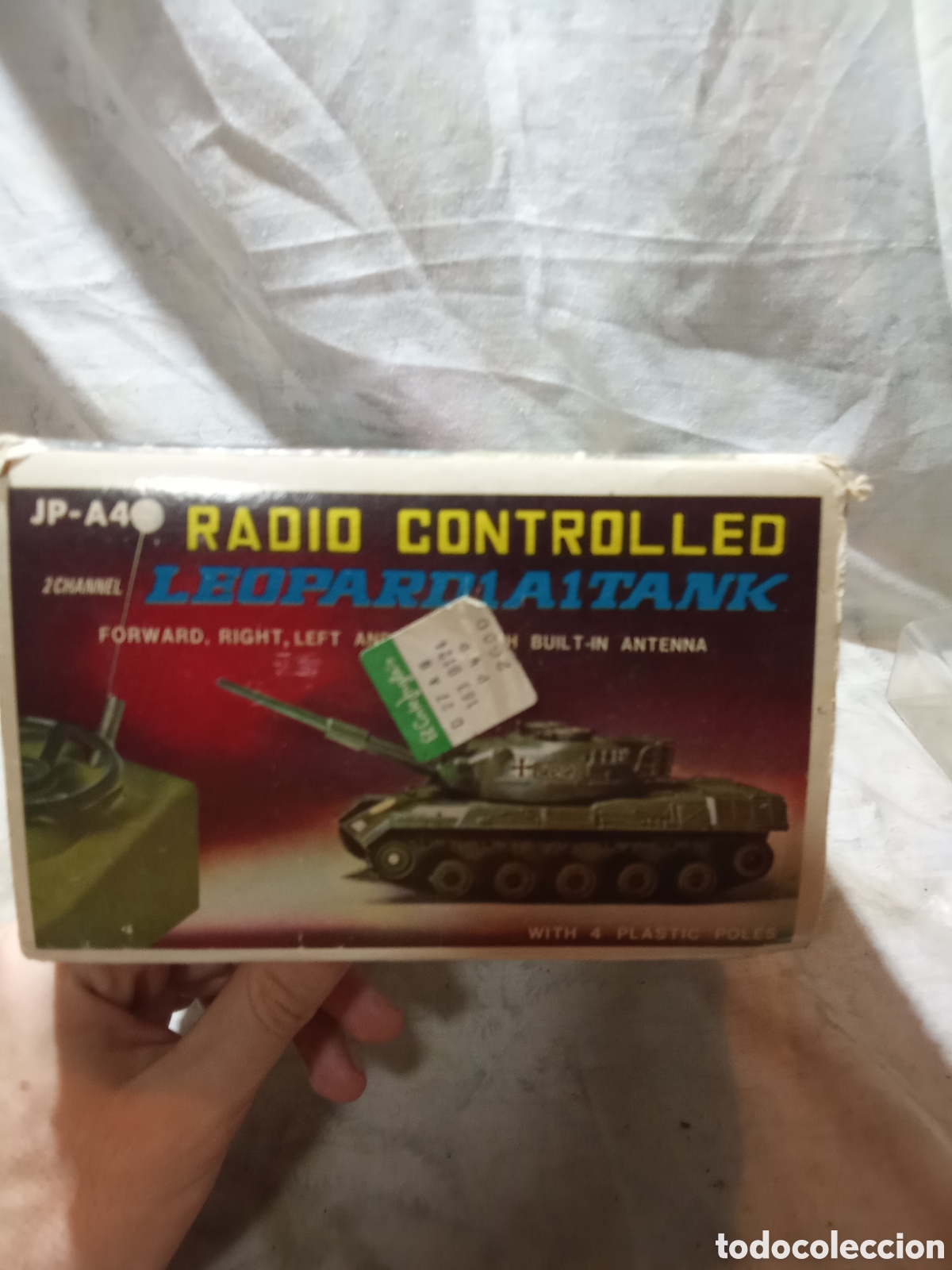 Juguetes antiguos: TANQUE RADIOCONTROL LEOPARD EN CAJA - Foto 5