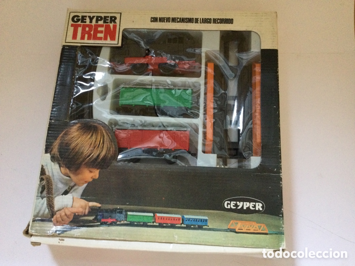 Juguetes antiguos: Geyper Tren a cuerda - Foto 1